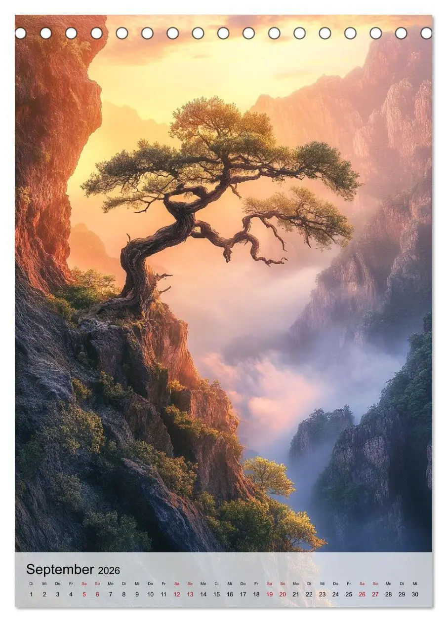 Bild: 9783457942956 | Die stille Kraft des Bonsai (Tischkalender 2026 DIN A5 hoch),...