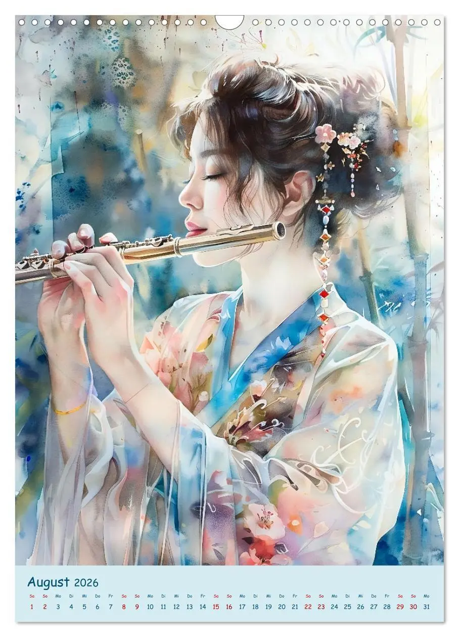 Bild: 9783516272956 | Die Farben der Musik (Wandkalender 2026 DIN A3 hoch), CALVENDO...