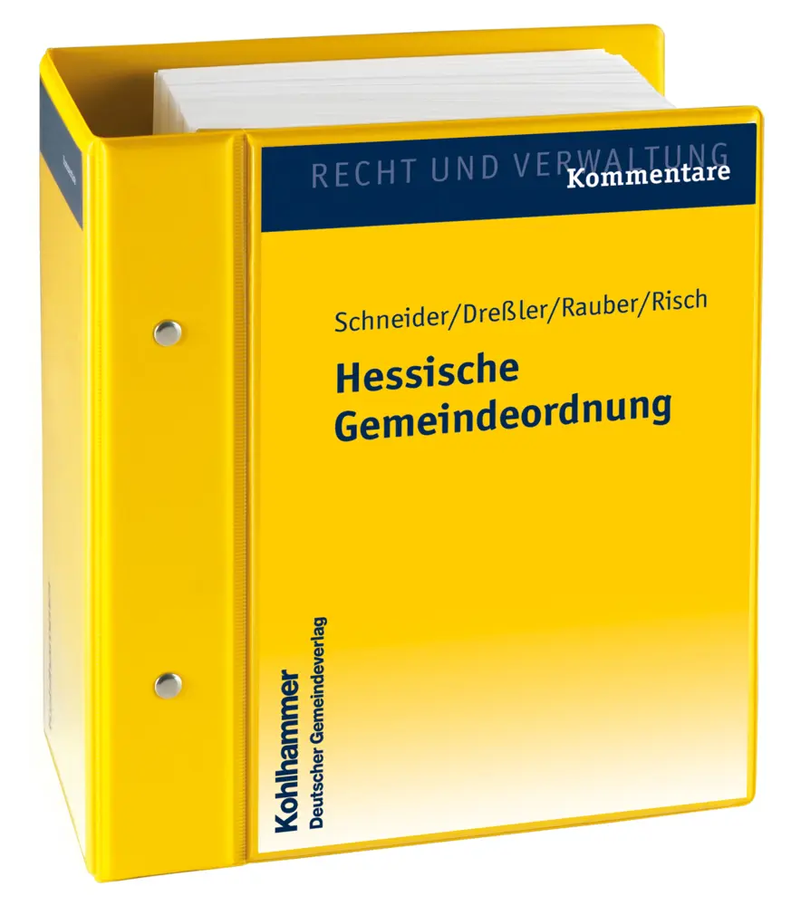Cover: 9783555402956 | Hessische Gemeindeordnung | Schneider | Loseblatt | 1802 S. | Deutsch