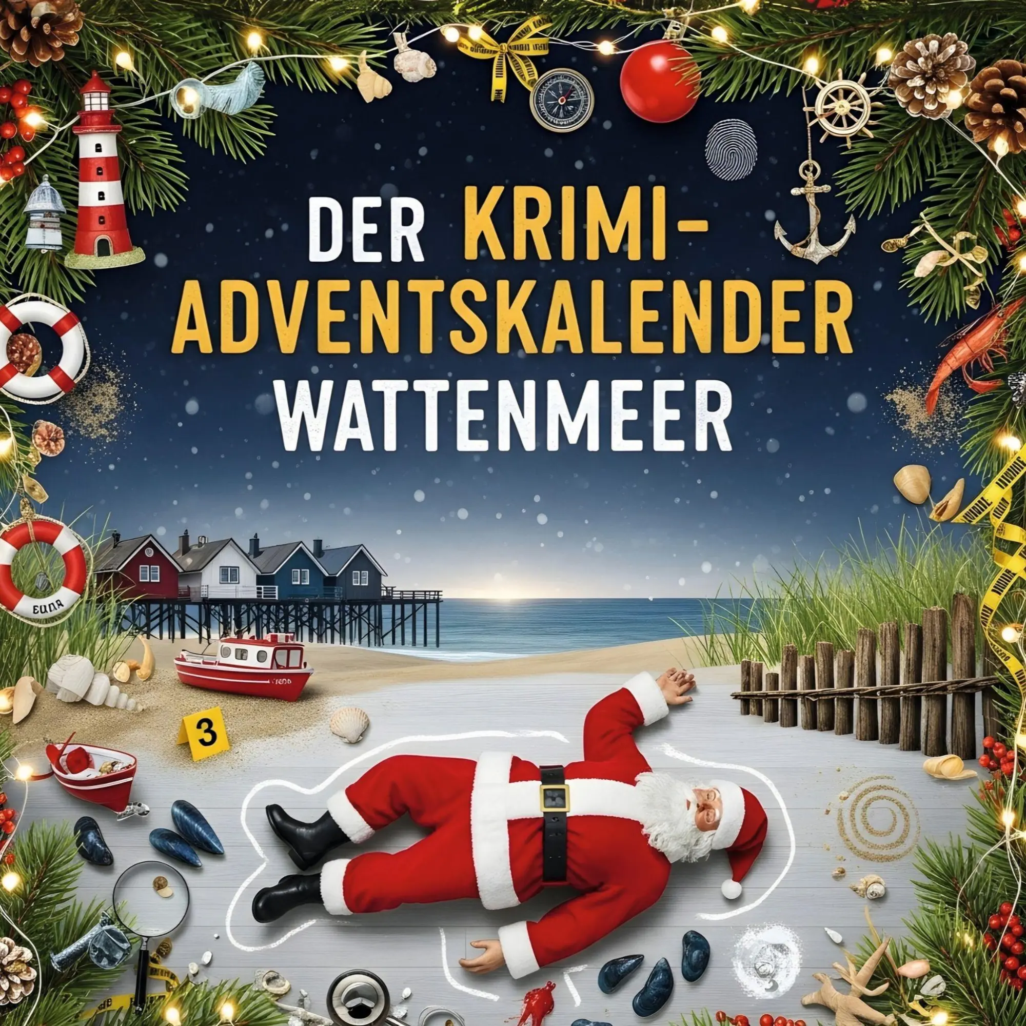 Cover: 9783695302956 | Der Krimi-Adventskalender Wattenmeer | Mordsverdächtig in 24 Akten