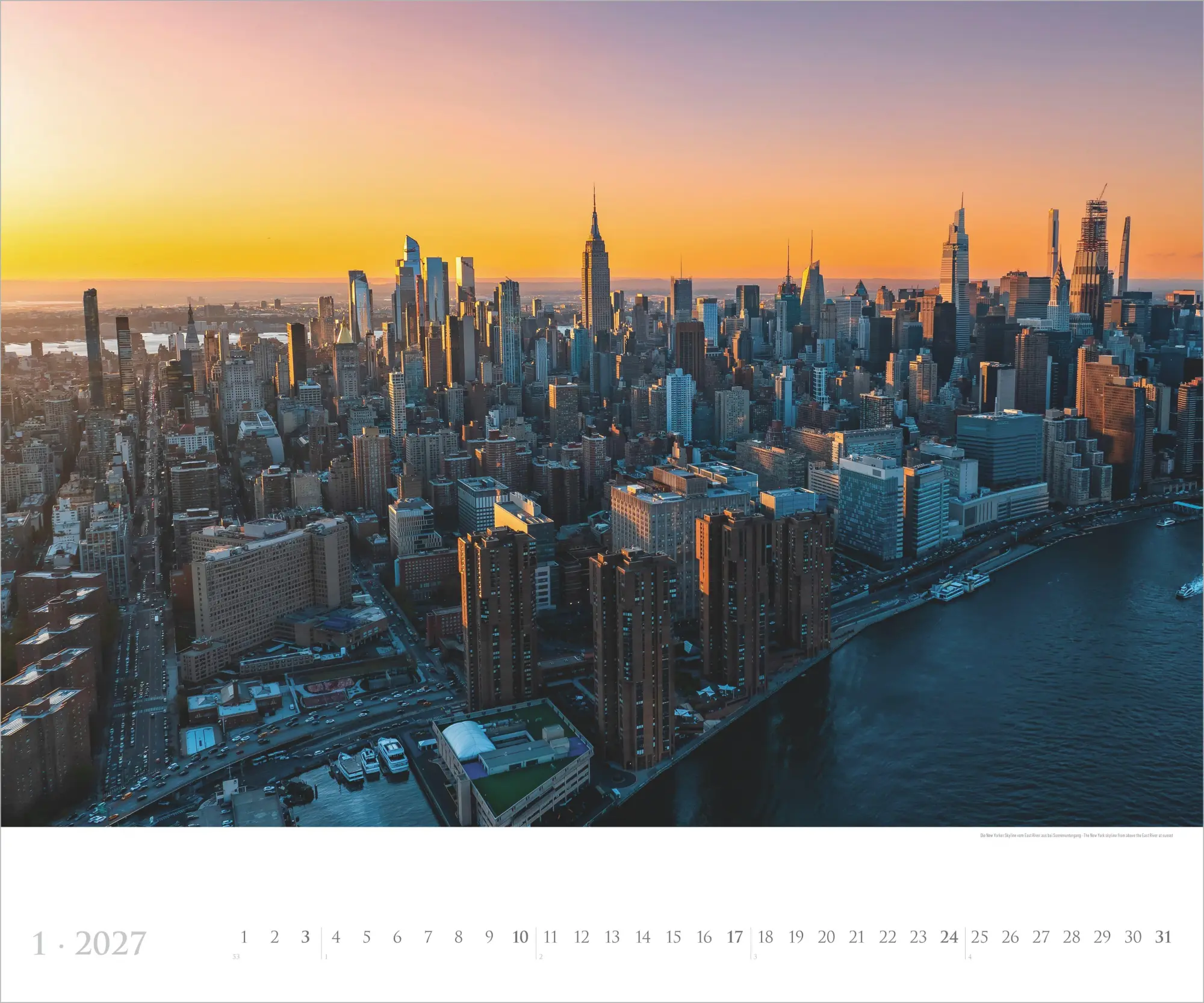 Bild: 4069095013056 | New York 2027 | Neumann Verlage GmbH &amp; Co KG | Kalender | 14 S. | 2027