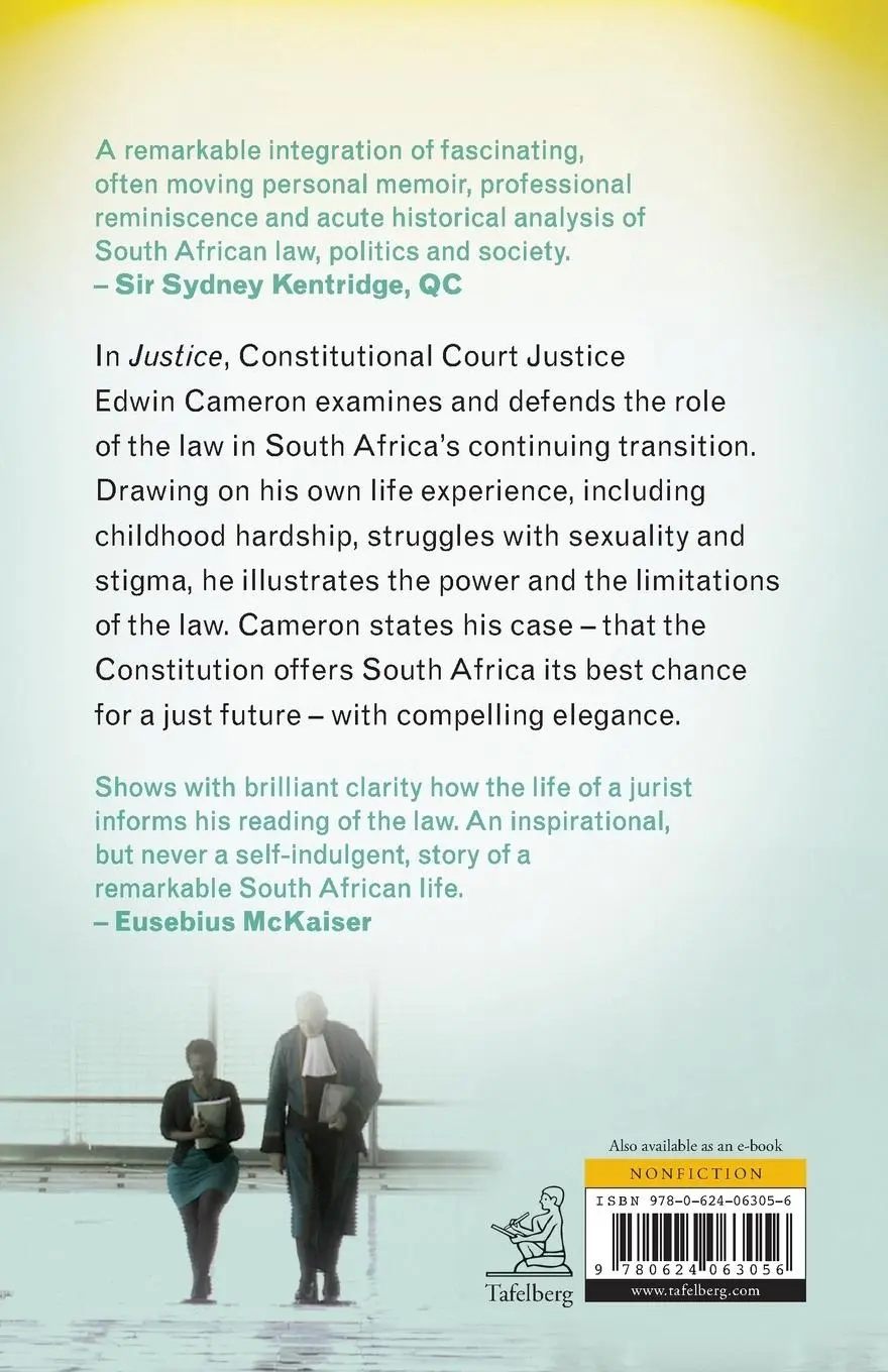 Rückseite: 9780624063056 | Justice | A Personal Account | Edwin Cameron | Taschenbuch | Englisch