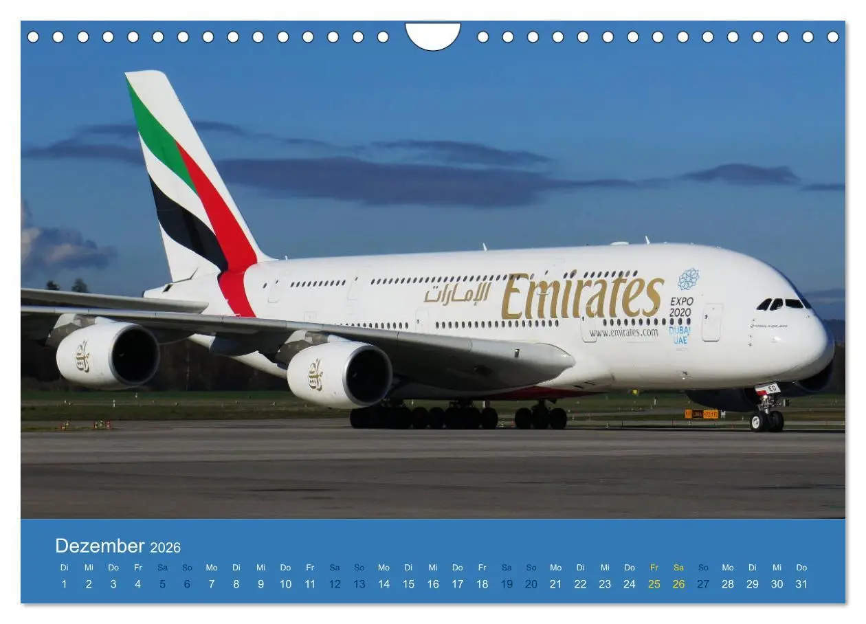Bild: 9783457693056 | Airbus Airliners (Wandkalender 2026 DIN A4 quer), CALVENDO...