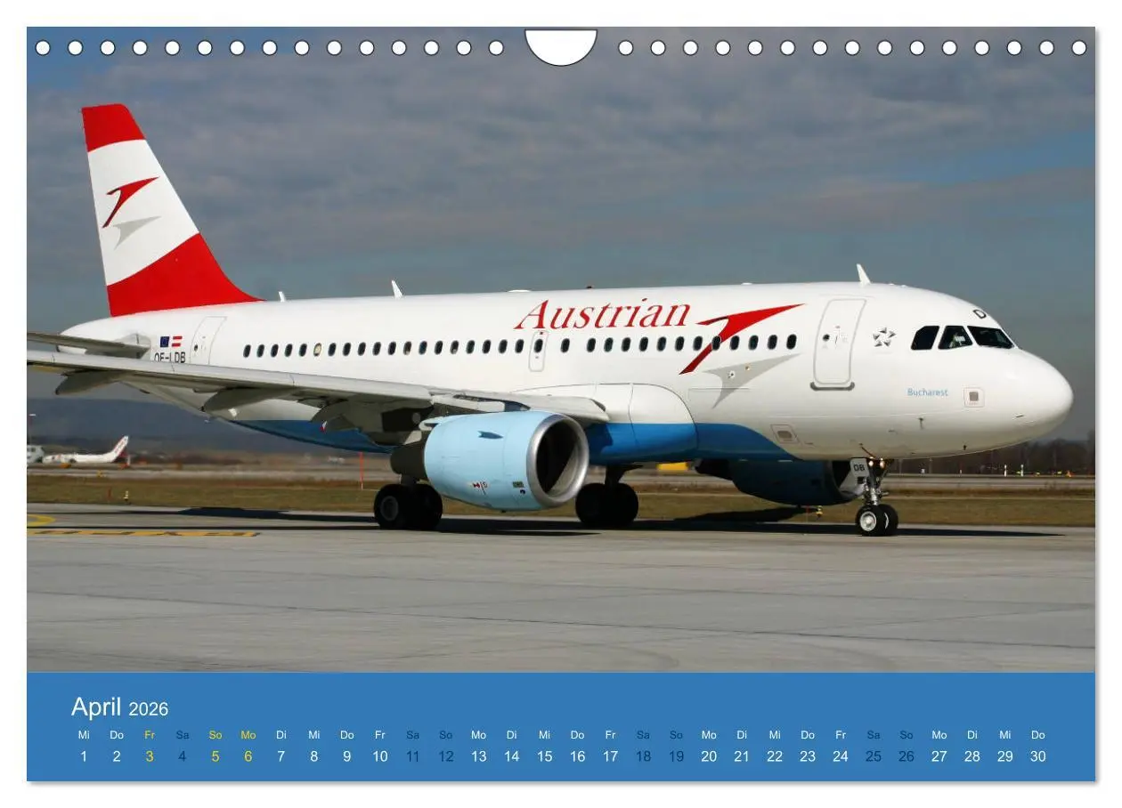 Bild: 9783457693056 | Airbus Airliners (Wandkalender 2026 DIN A4 quer), CALVENDO...