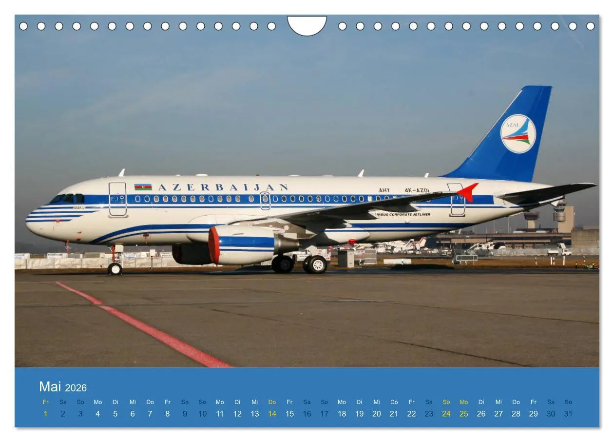 Bild: 9783457693056 | Airbus Airliners (Wandkalender 2026 DIN A4 quer), CALVENDO...