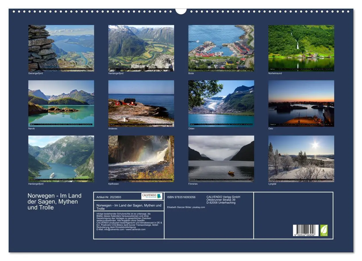 Bild: 9783516093056 | Norwegen - Im Land der Sagen, Mythen und Trolle (Wandkalender 2026...