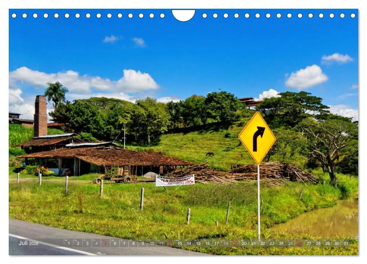 Bild: 9783516163056 | Kolumbien (Wandkalender 2026 DIN A4 quer), CALVENDO Monatskalender