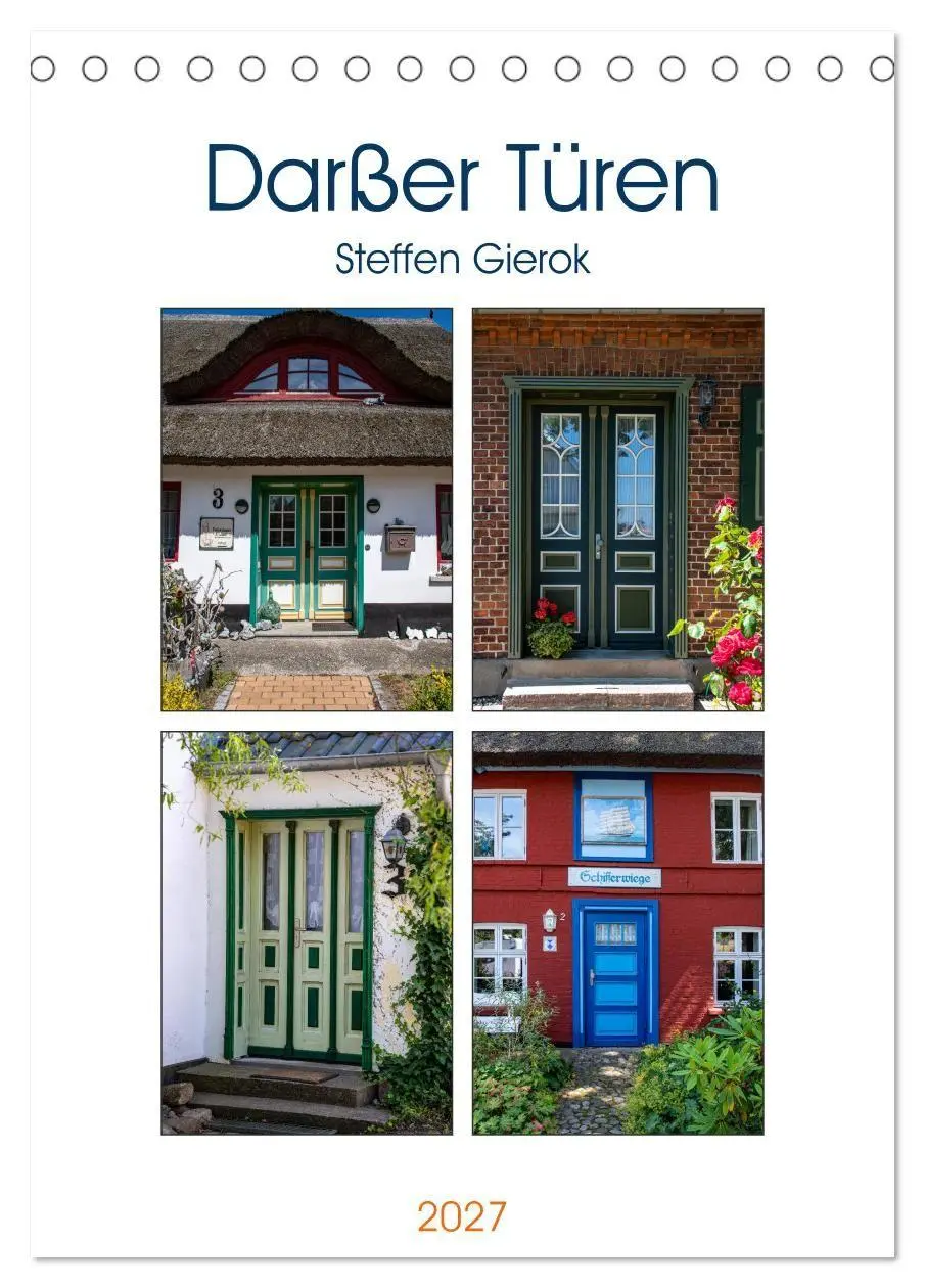 Cover: 9783569633056 | Darßer Türen (Tischkalender 2027 DIN A5 hoch), CALVENDO Monatskalender