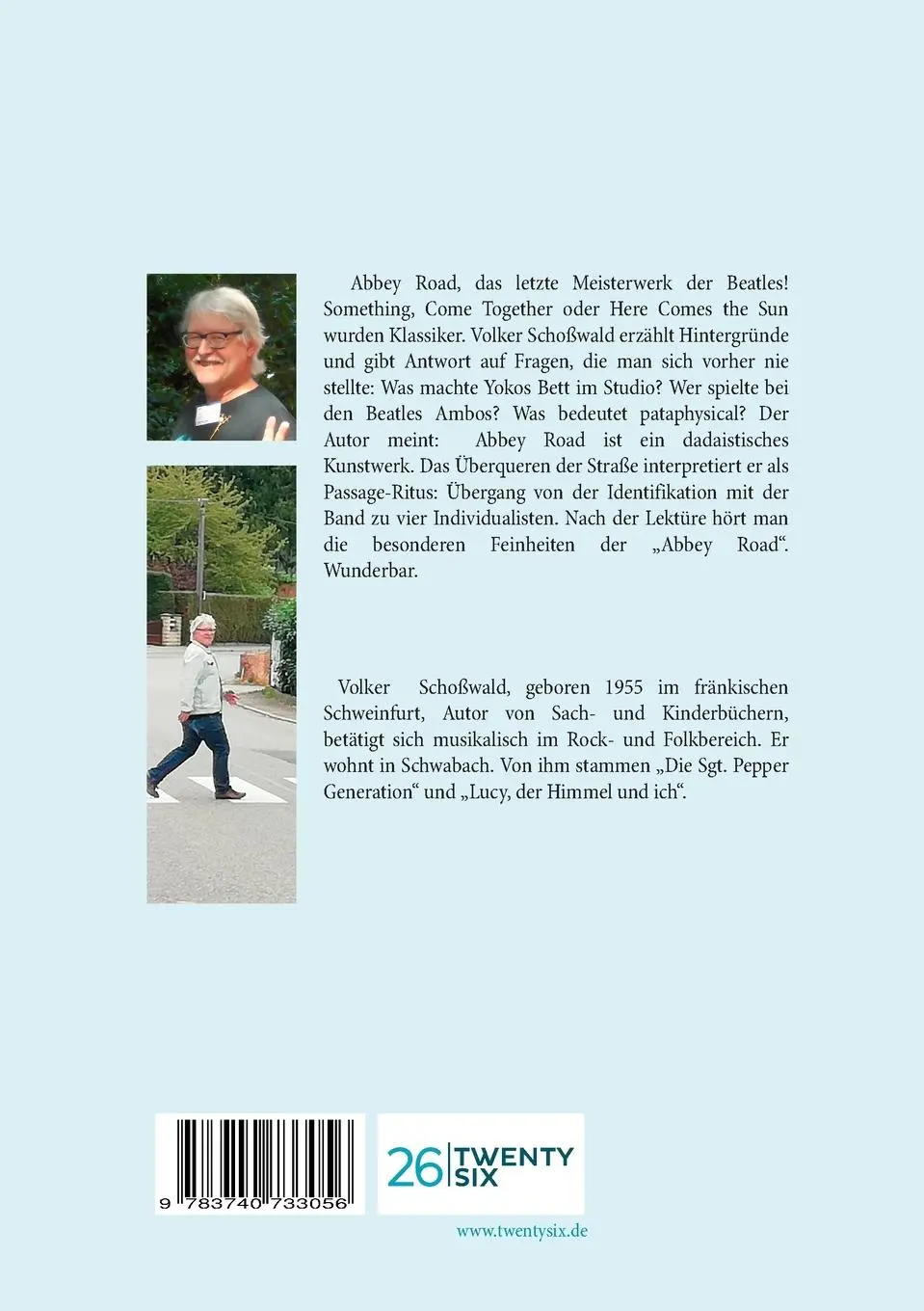 Rückseite: 9783740733056 | The Beatles go Dada | Abbey Road das Meisterwerk | Volker Schoßwald