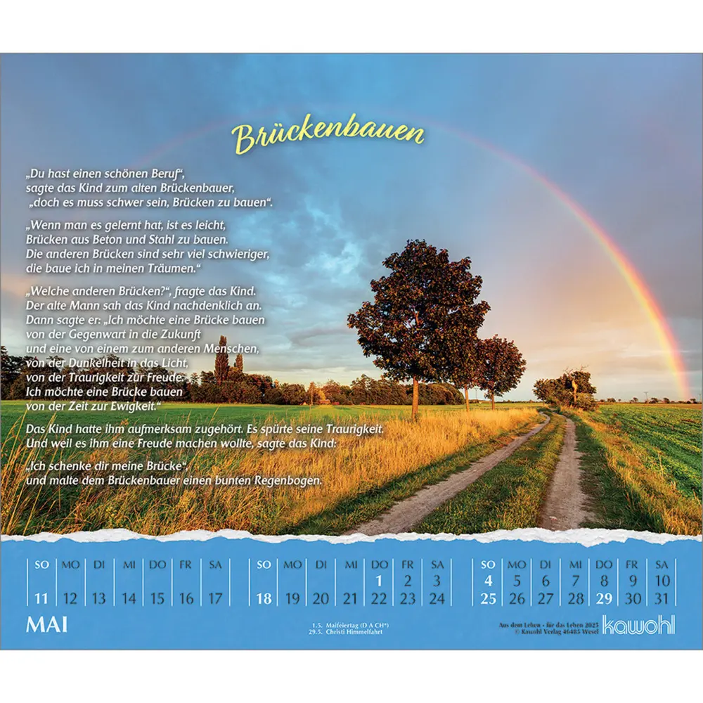 Bild: 9783754833056 | Aus dem Leben - für das Leben 2025 | Kalender | Kalender | Deutsch