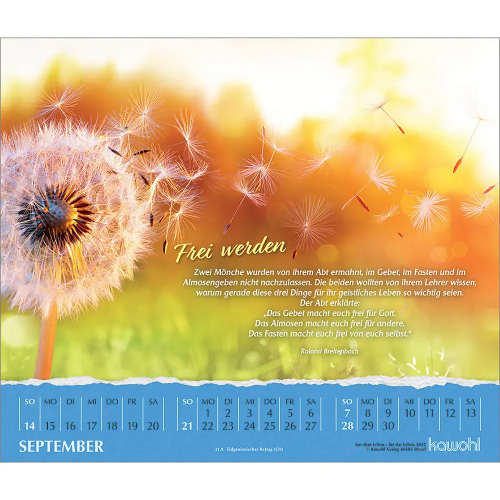 Bild: 9783754833056 | Aus dem Leben - für das Leben 2025 | Kalender | Kalender | Deutsch
