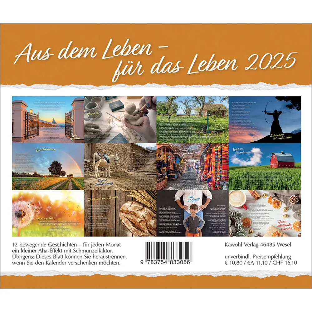 Bild: 9783754833056 | Aus dem Leben - für das Leben 2025 | Kalender | Kalender | Deutsch