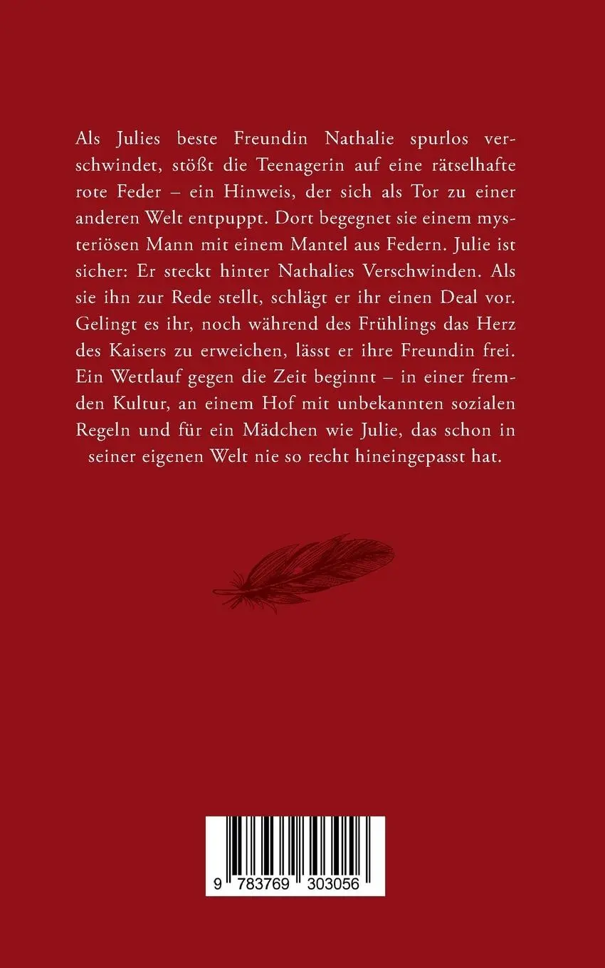 Rückseite: 9783769303056 | Die rote Feder | Simone Altendorfer | Taschenbuch | 282 S. | Deutsch