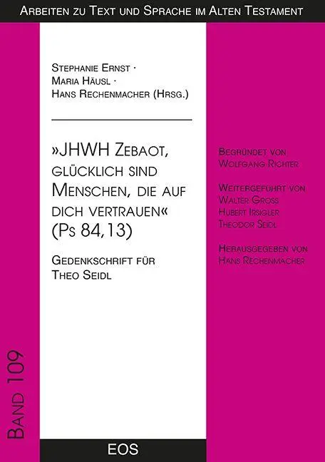 Cover: 9783830683056 | "JHWH Zebaot, glücklich sind Menschen, die auf dich vertrauen" (Ps...