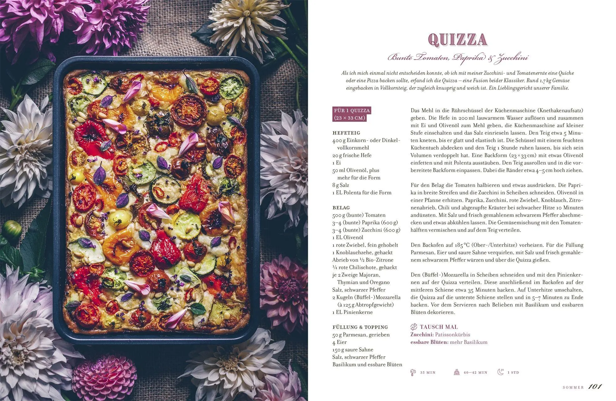 Bild: 9783831053056 | Natürlich aus dem Ofen: Pizza, Quiche, Tarte &amp; Pie | Carolin Strothe