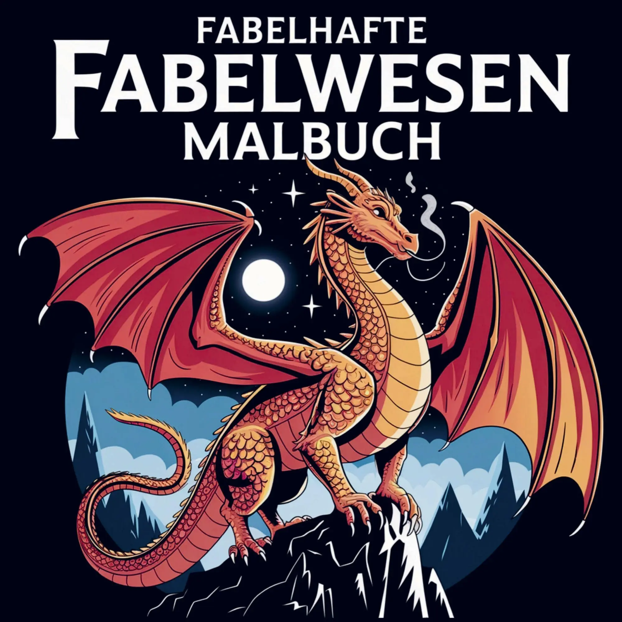 Cover: 9783903563056 | Fabelhafte Fabelwesen Malbuch | Luna Sperling | Taschenbuch | 108 S.