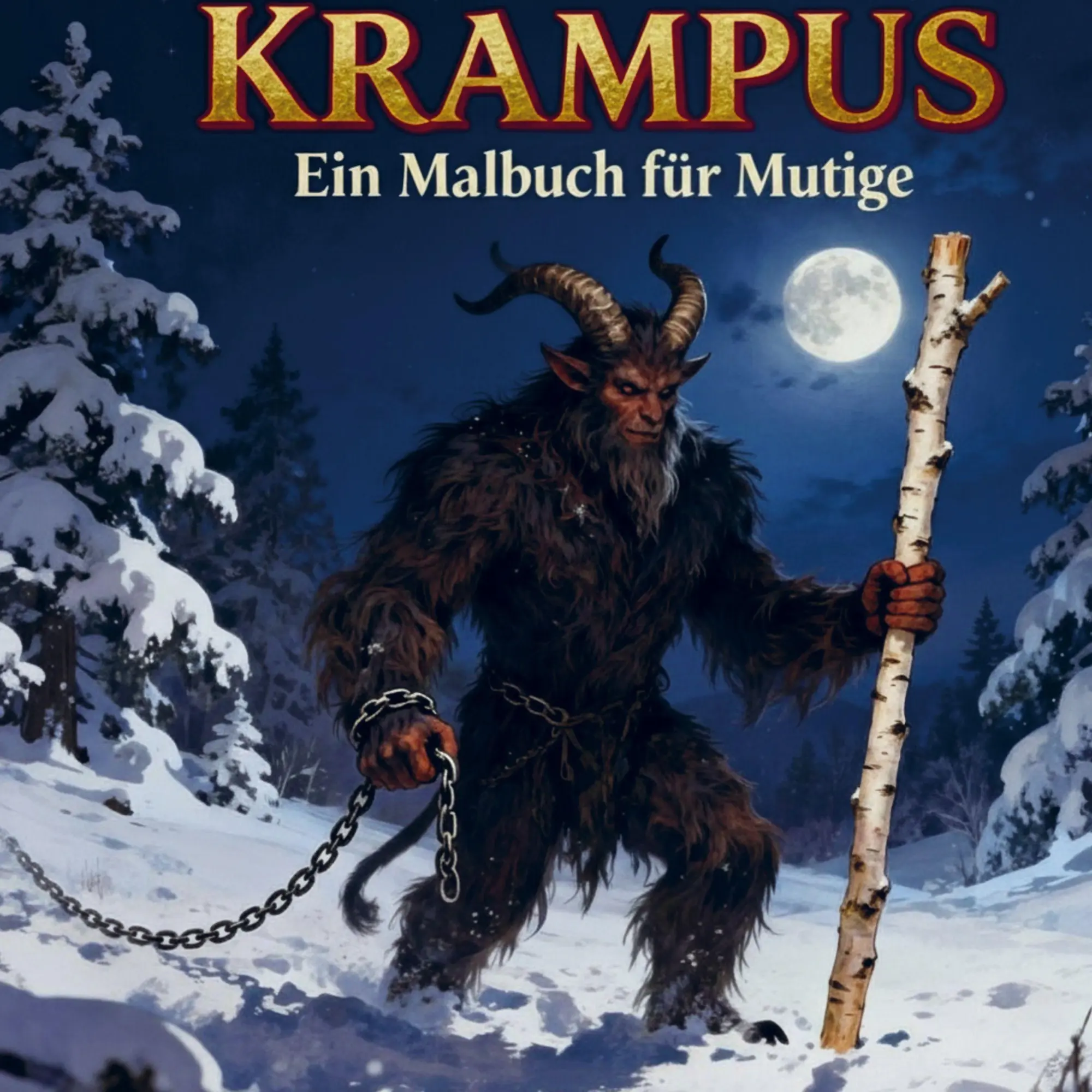 Cover: 9789403843056 | Krampus ein Malbuch für mutige Kinder | Lukas Riederer | Taschenbuch