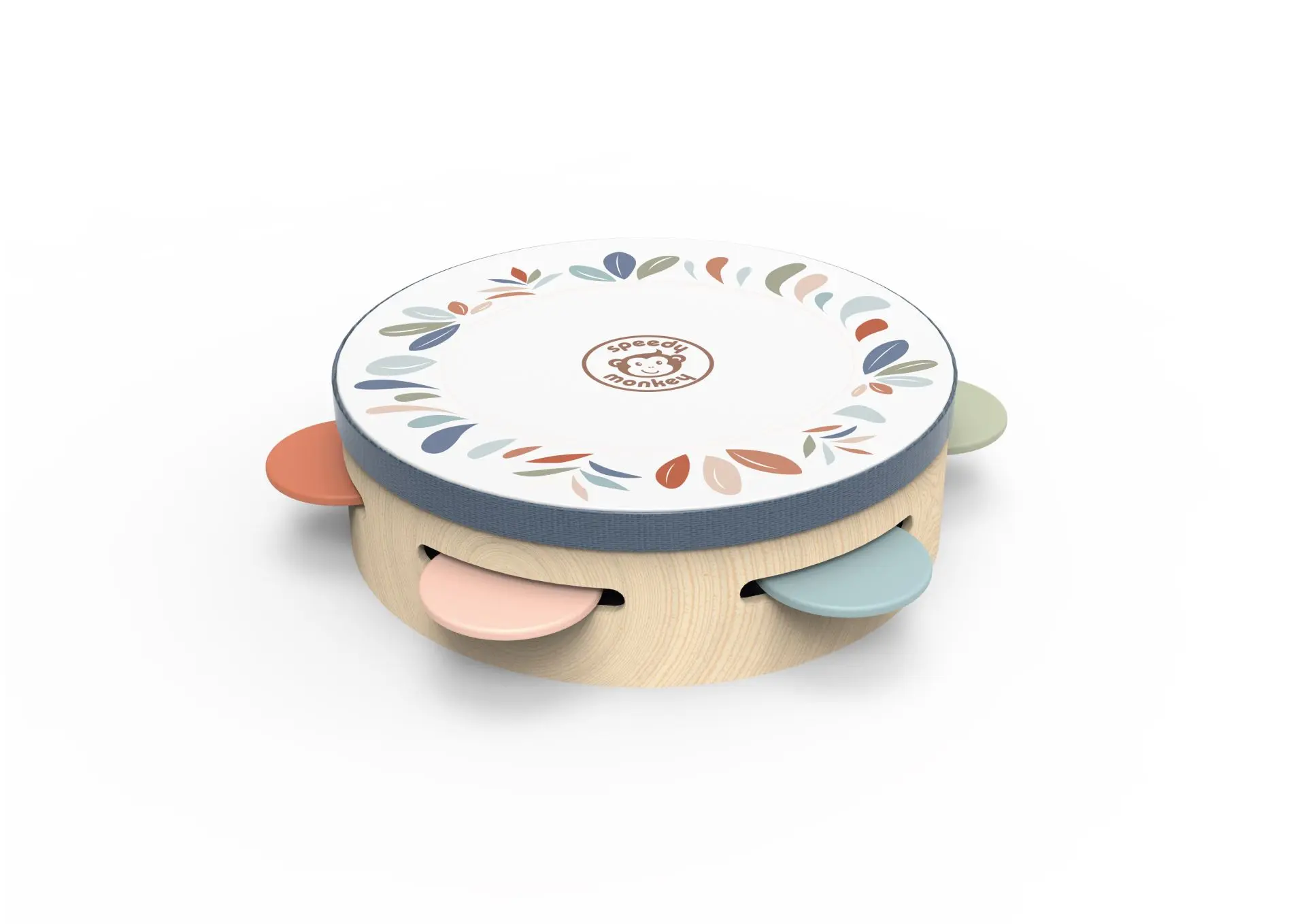 Cover: 850047013156 | Nici SP5003 Tamburin 17,7x17,7x4,5cm | Speedy monkey | SP5003