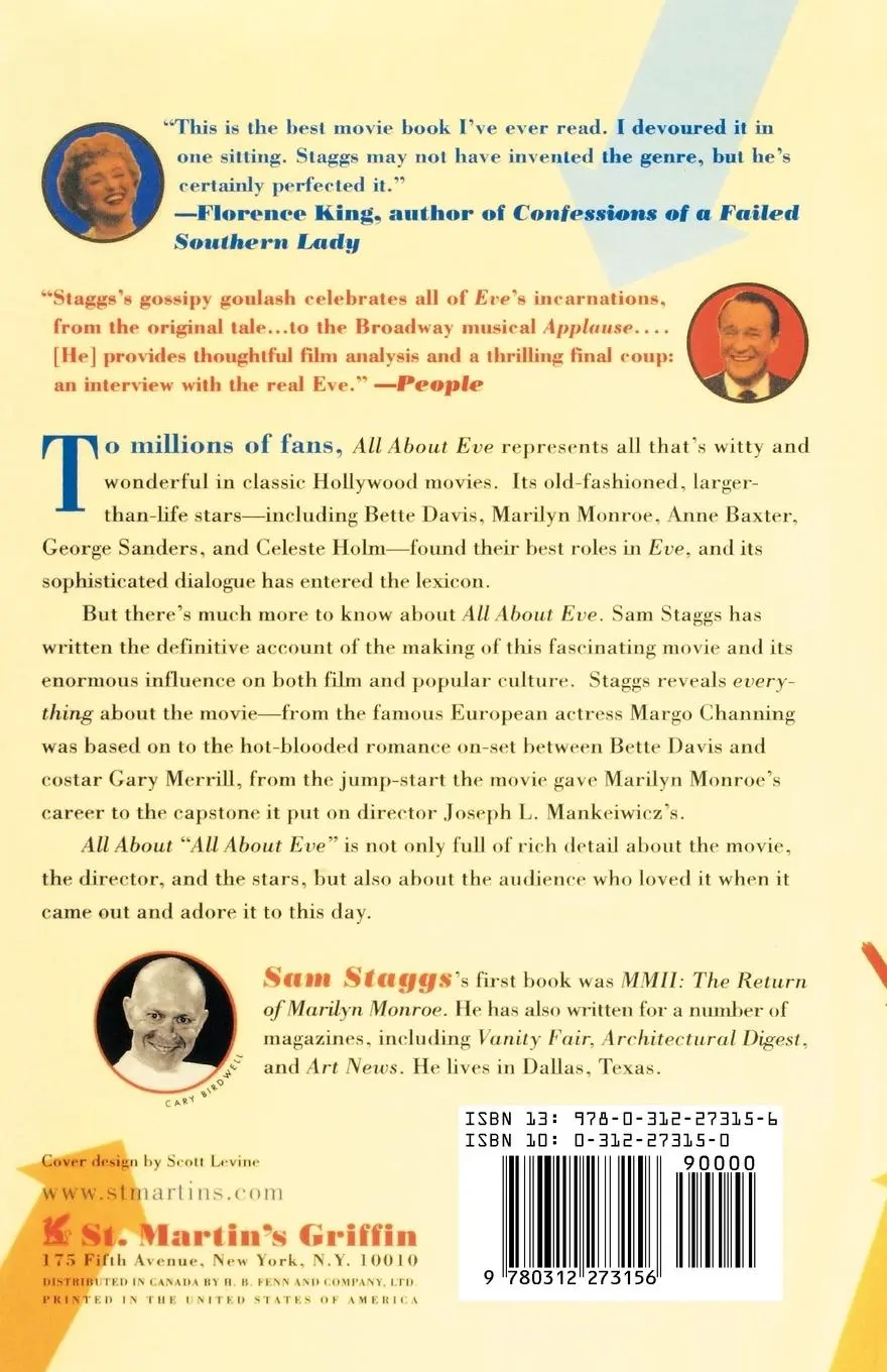 Rückseite: 9780312273156 | All about All about Eve | Sam Staggs | Taschenbuch | Englisch | 2001
