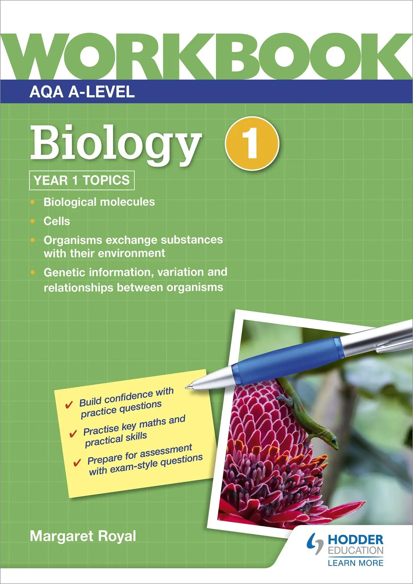Cover: 9781510483156 | AQA A-level Biology Workbook 1 | Margaret Royal | Taschenbuch | 2020
