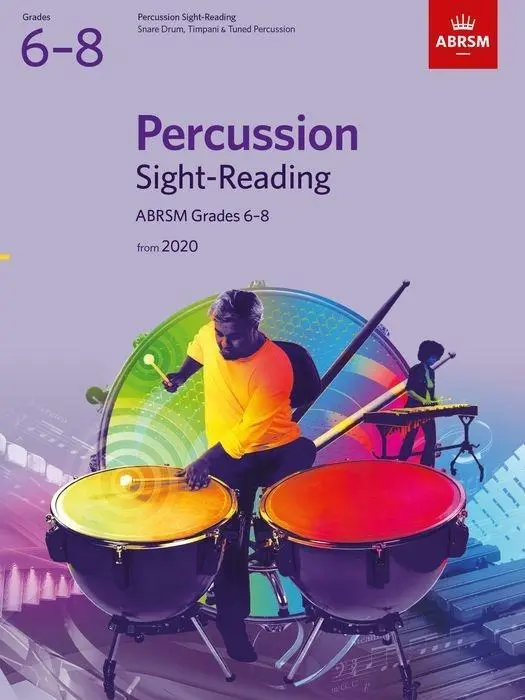 Cover: 9781786013156 | Percussion Sight-Reading Grades 6-8 | From 2020 | ABRSM | Taschenbuch
