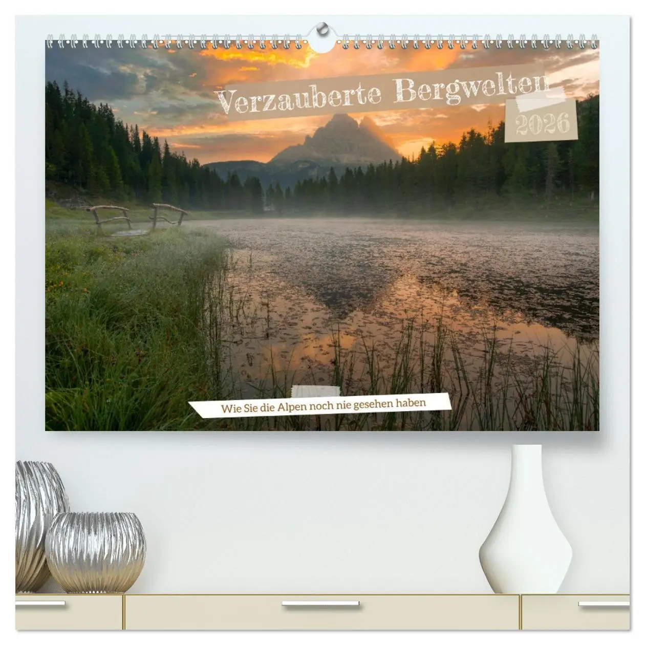 Cover: 9783457513156 | Verzauberte Bergwelten (hochwertiger Premium Wandkalender 2026 DIN...