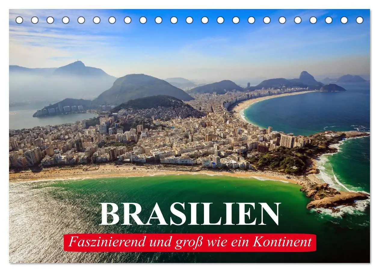 Cover: 9783457993156 | Brasilien. Faszinierend und groß wie ein Kontinent (Tischkalender...