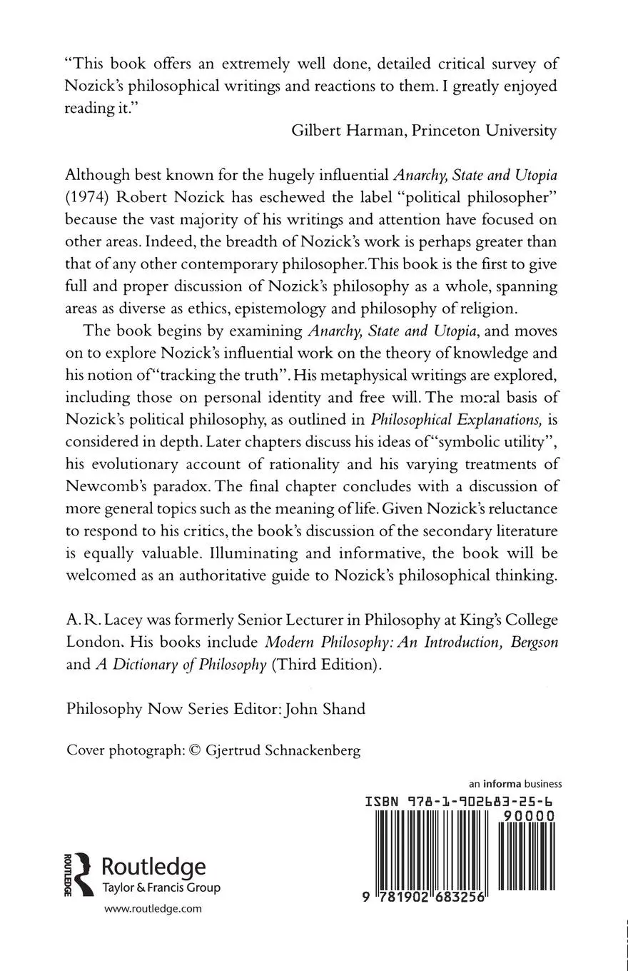 Rückseite: 9781902683256 | Robert Nozick | Alan Lacey | Taschenbuch | Einband - flex.(Paperback)