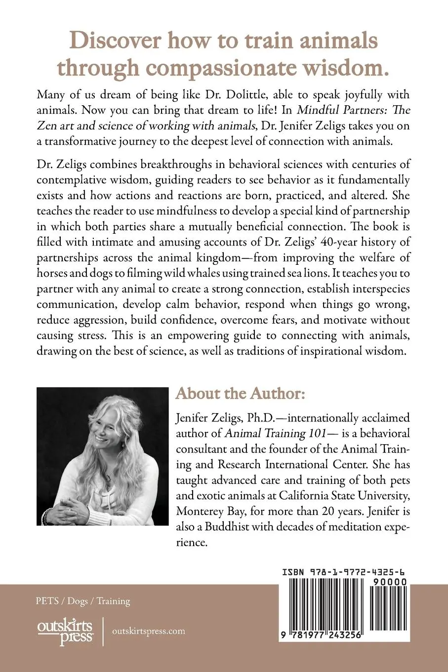 Rückseite: 9781977243256 | Mindful Partners | The Zen Art and Science of Working with Animals