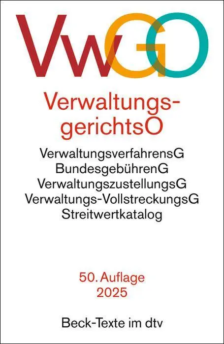 Cover: 9783423533256 | Verwaltungsgerichtsordnung, Verwaltungsverfahrensgesetz. VwGO | Buch