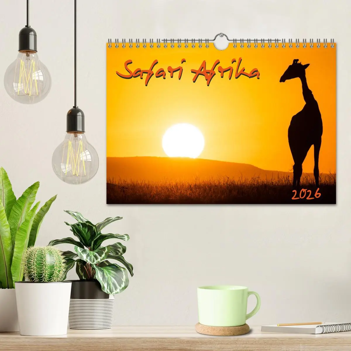 Bild: 9783457813256 | Safari Afrika (Wandkalender 2026 DIN A4 quer), CALVENDO Monatskalender