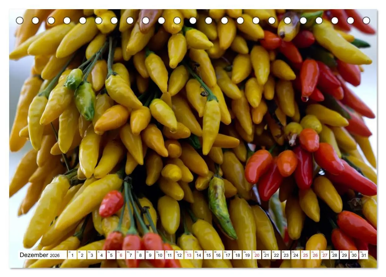 Bild: 9783457983256 | Für Chili Liebhaber (Tischkalender 2026 DIN A5 quer), CALVENDO...
