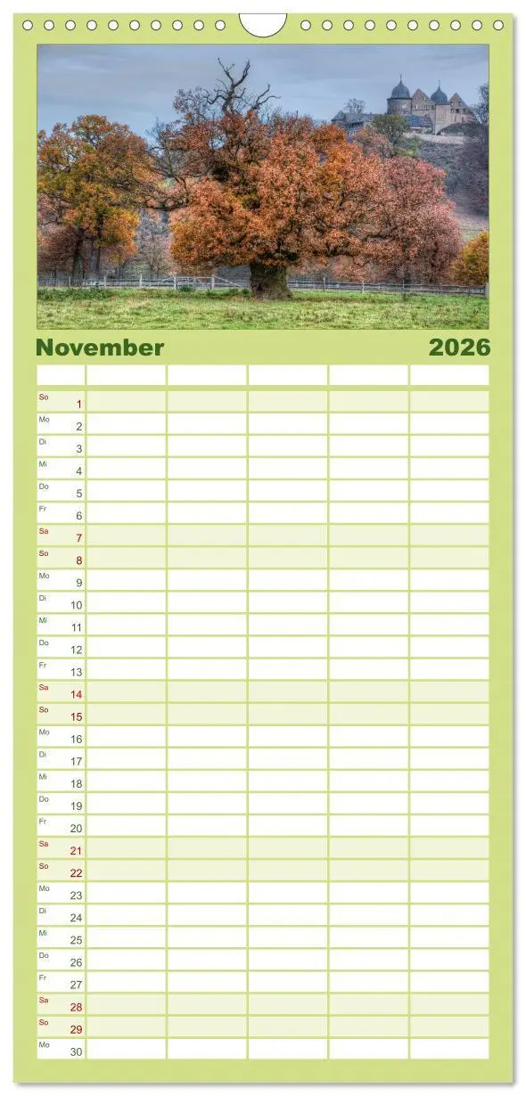 Bild: 9783516523256 | Familienplaner 2026 - Baum-Variationen mit 5 Spalten (Wandkalender,...