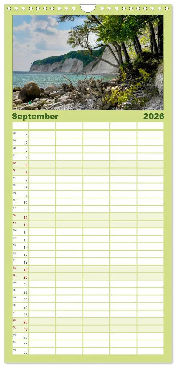 Bild: 9783516523256 | Familienplaner 2026 - Baum-Variationen mit 5 Spalten (Wandkalender,...
