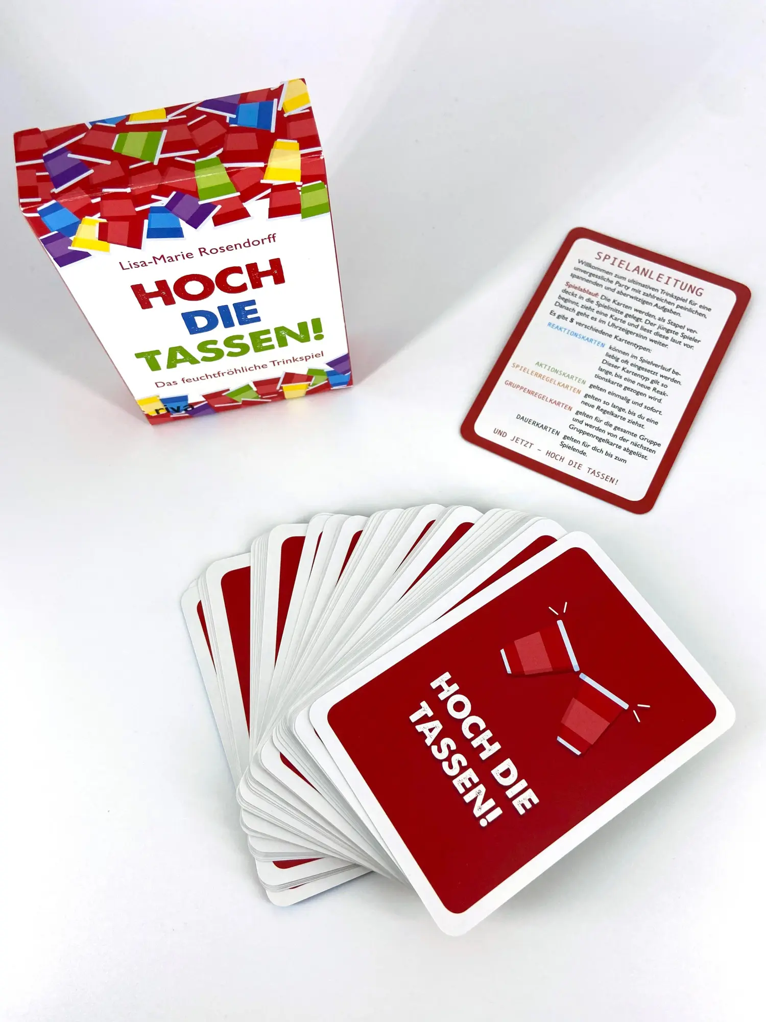 Bild: 9783742313256 | Hoch die Tassen! | Das feuchtfröhliche Trinkspiel | Rosendorff | Spiel