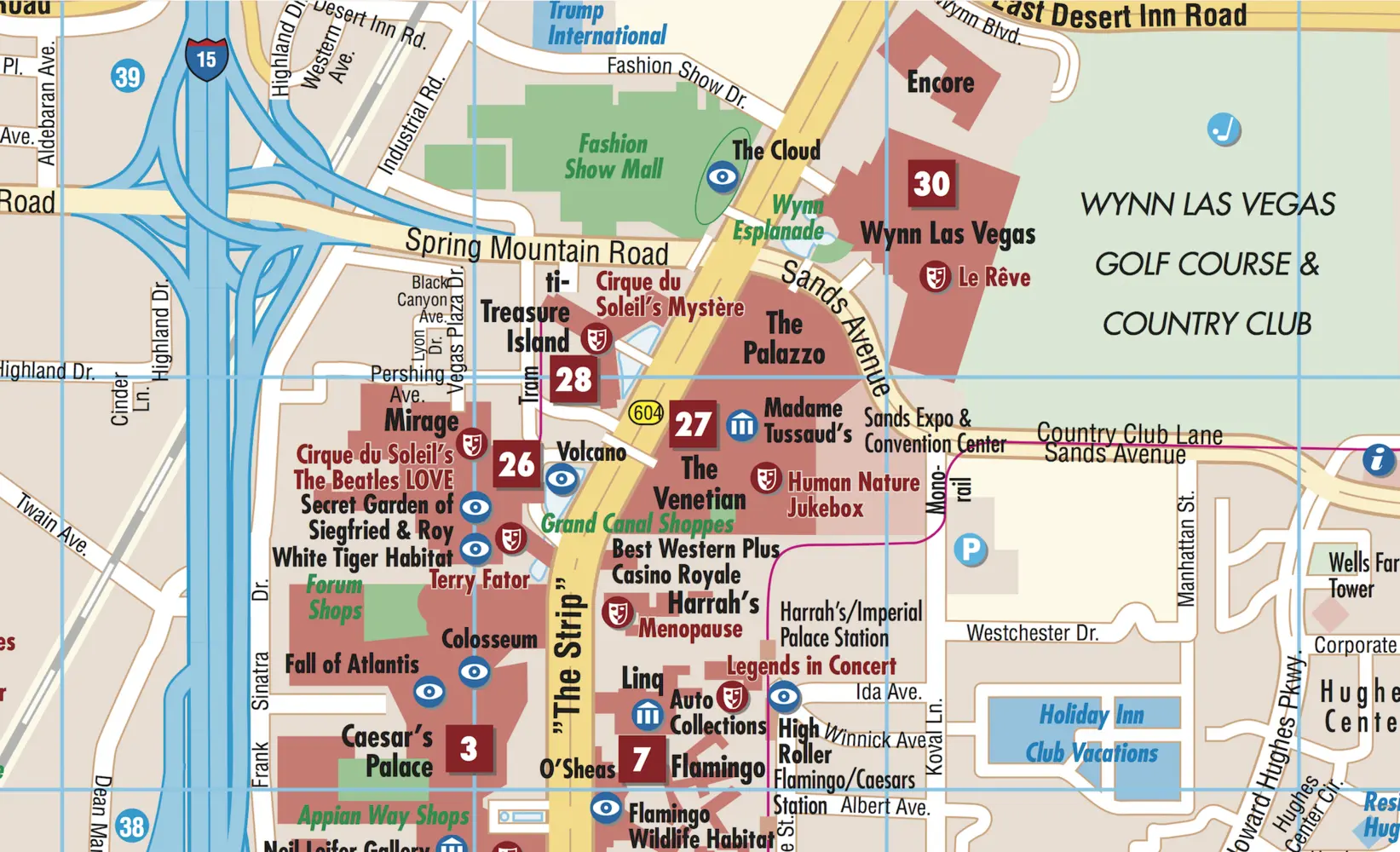 Bild: 9783866093256 | Borch Map Las Vegas | (Land-)Karte | Mehrfarbendruck. Gefalzt | 2 S.