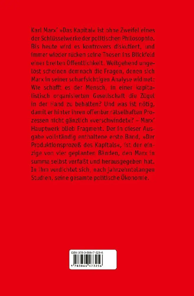 Bild: 9783866473256 | Das Kapital | Karl Marx | Buch | 768 S. | Deutsch | 2009