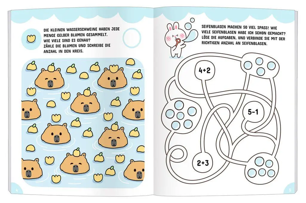 Bild: 9783964553256 | KAWAII Niedlicher Zahlen- und Rechenspaß | Taschenbuch | 128 S. | 2024