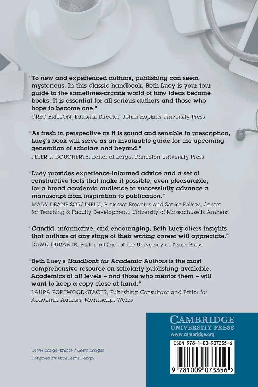 Rückseite: 9781009073356 | Handbook for Academic Authors | Beth Luey | Taschenbuch | Englisch