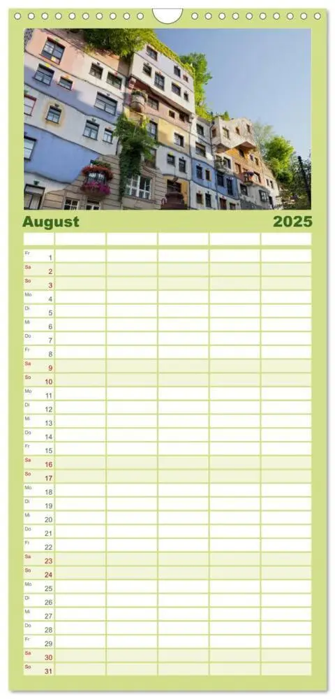 Bild: 9783457113356 | Familienplaner 2025 - Traumhaftes Wien mit 5 Spalten (Wandkalender,...