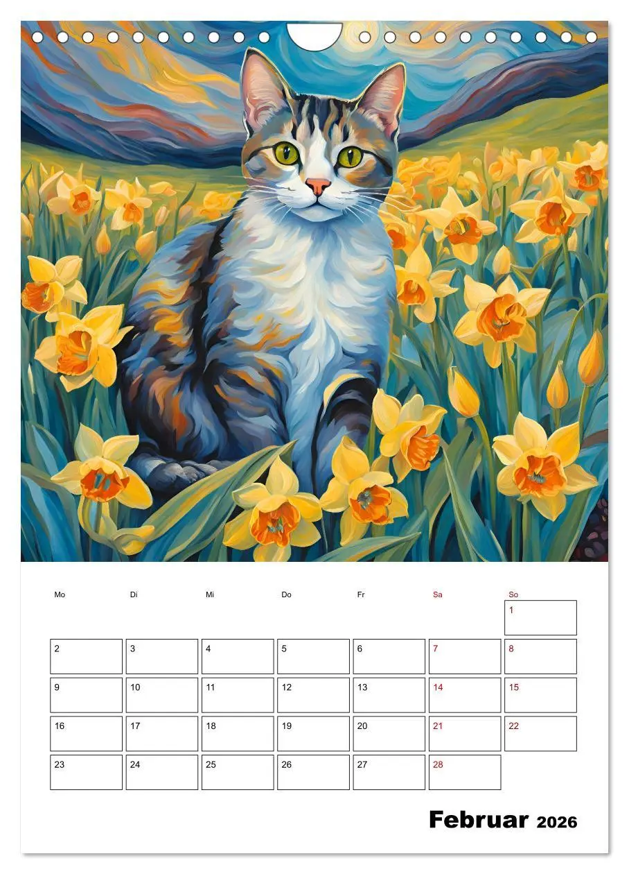Bild: 9783457283356 | Katzenmagie (Wandkalender 2026 DIN A4 hoch), CALVENDO Monatskalender