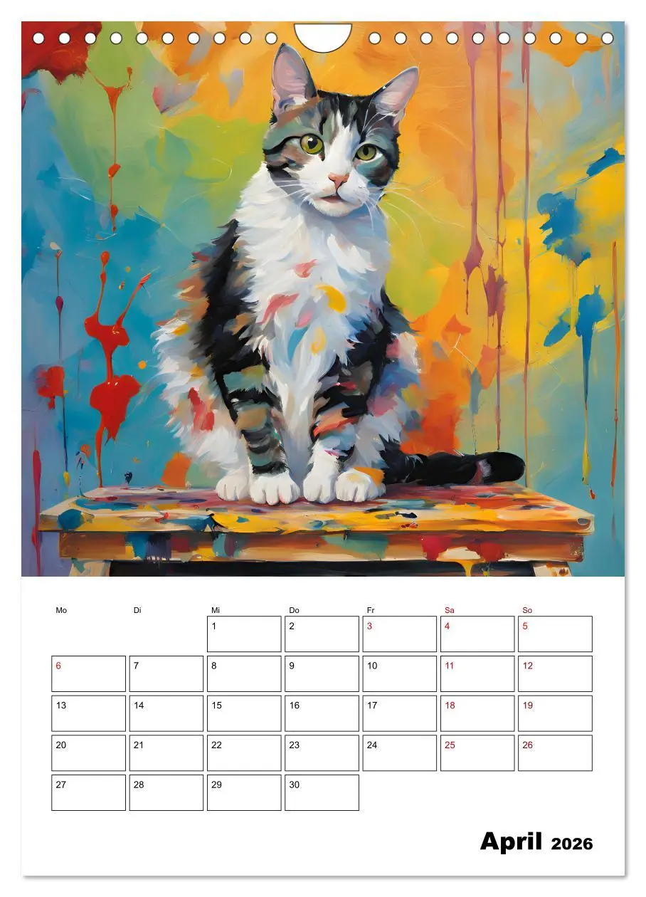 Bild: 9783457283356 | Katzenmagie (Wandkalender 2026 DIN A4 hoch), CALVENDO Monatskalender