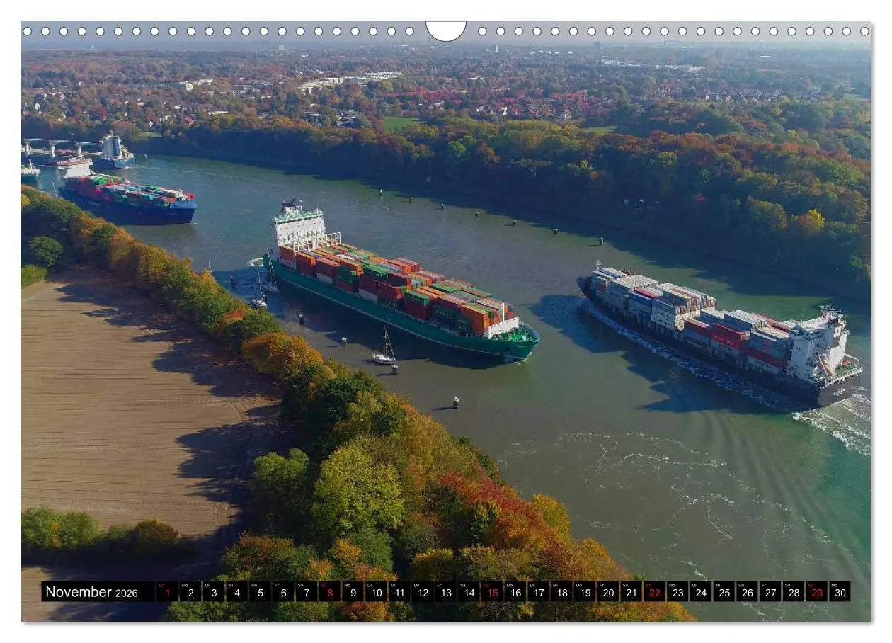 Bild: 9783457803356 | 100 Meter über Grund - Am Nord-Ostsee-Kanal (Wandkalender 2026 DIN...