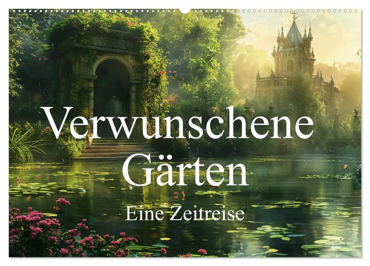 Cover: 9783569153356 | Verwunschene Gärten - Eine Zeitreise (Wandkalender 2027 DIN A2...
