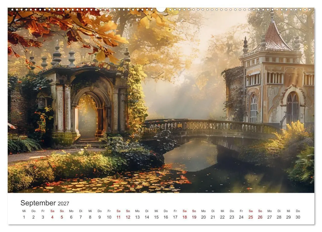 Bild: 9783569153356 | Verwunschene Gärten - Eine Zeitreise (Wandkalender 2027 DIN A2...