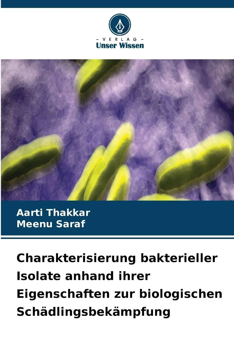 Cover: 9786630063356 | Charakterisierung bakterieller Isolate anhand ihrer Eigenschaften...