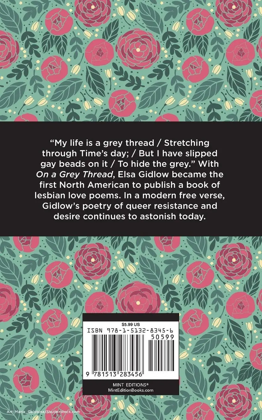Rückseite: 9781513283456 | On a Grey Thread | Elsa Gidlow | Taschenbuch | Paperback | Englisch