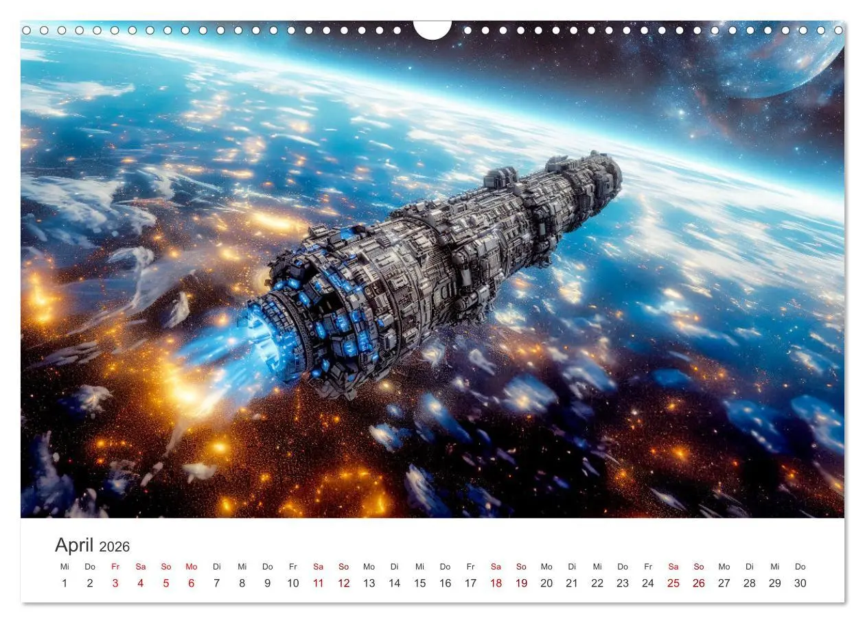 Bild: 9783457413456 | Sternenreisen - Ein kosmischer Kalender (Wandkalender 2026 DIN A3...
