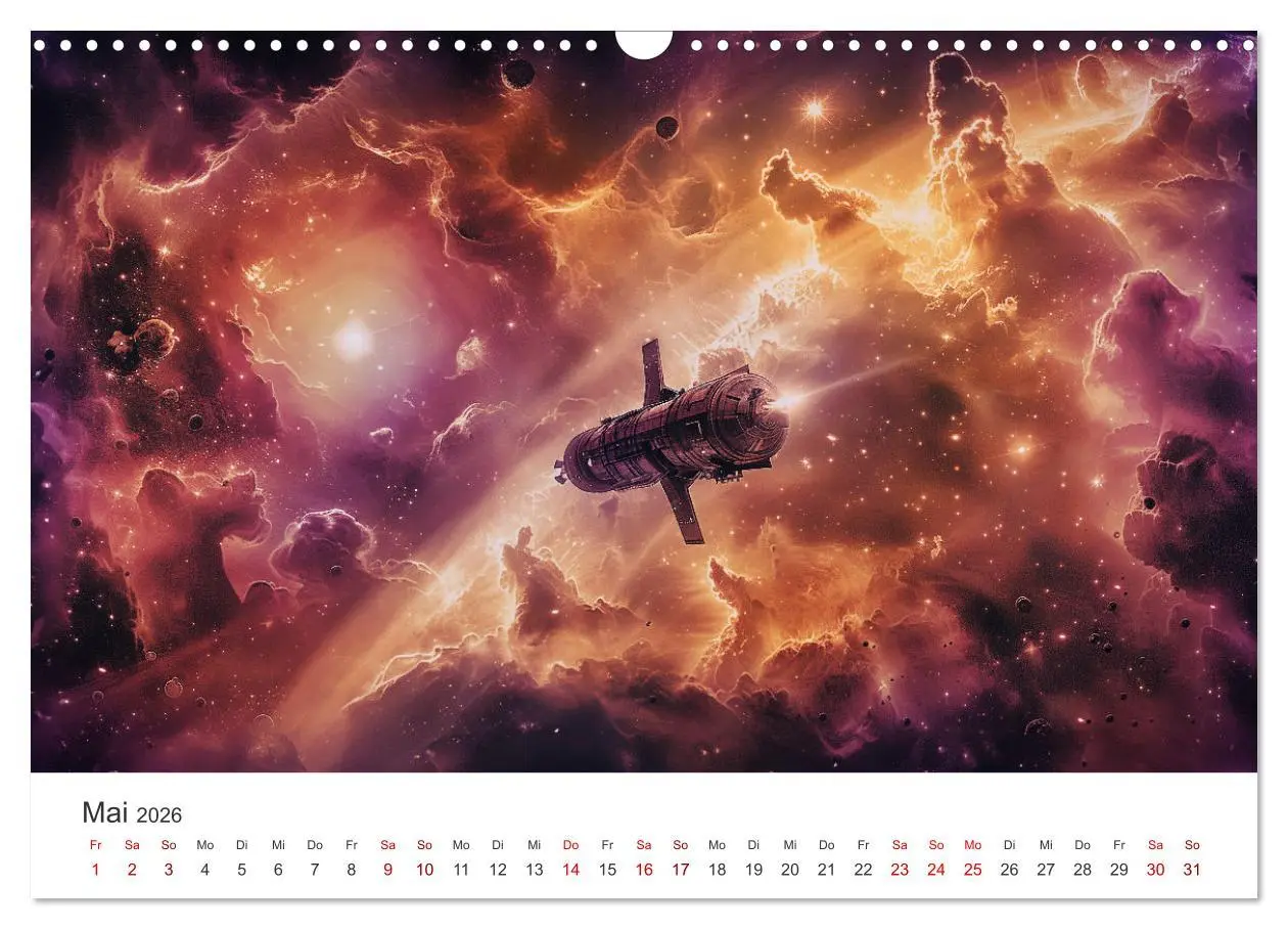 Bild: 9783457413456 | Sternenreisen - Ein kosmischer Kalender (Wandkalender 2026 DIN A3...