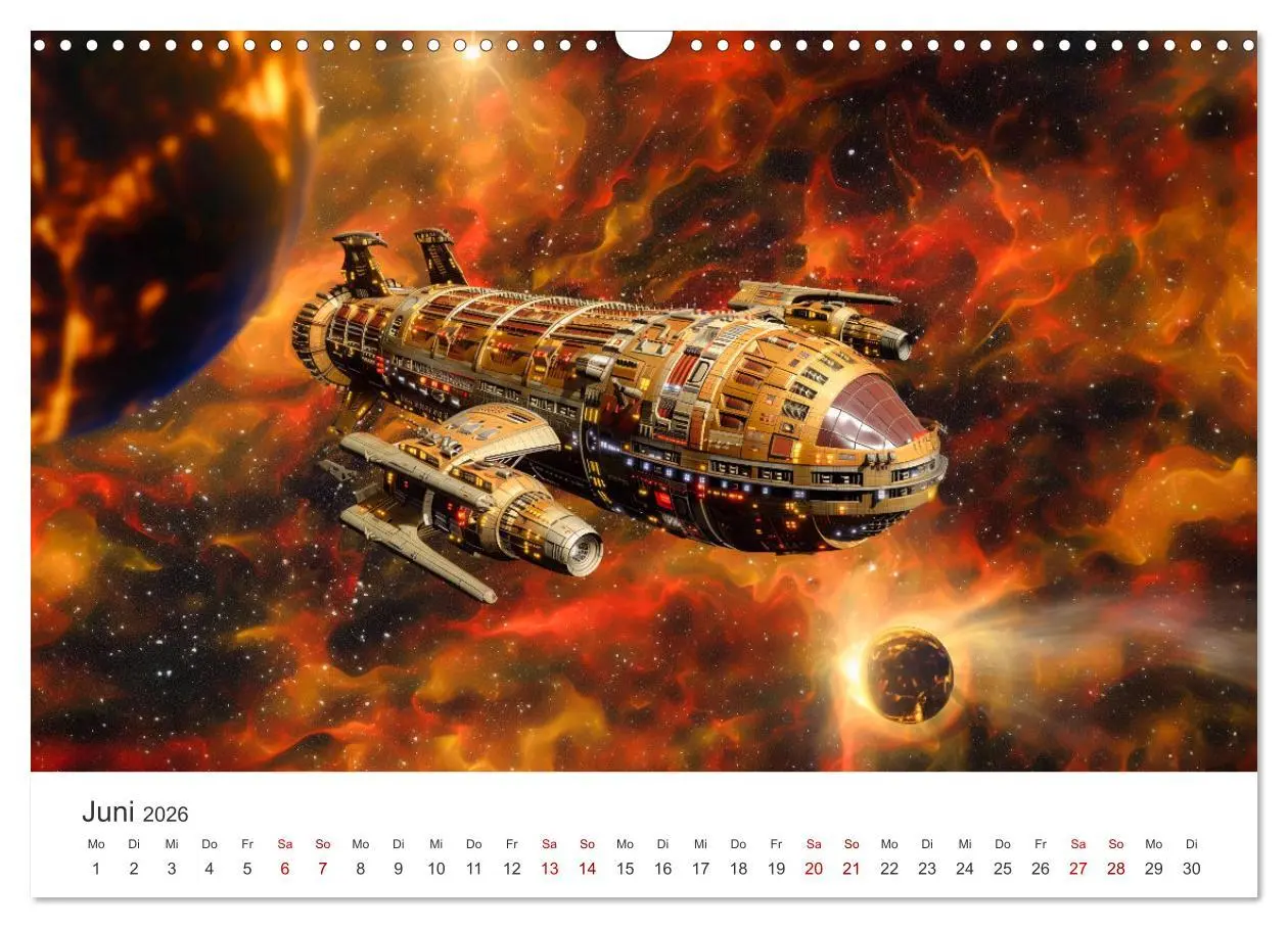 Bild: 9783457413456 | Sternenreisen - Ein kosmischer Kalender (Wandkalender 2026 DIN A3...